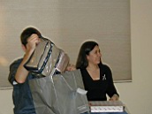 Tom and Maria's Wedding - 2004 216.jpg: 2004/01/18 - The Day after Tom and Maria's Wedding - Opening Presents - 2004